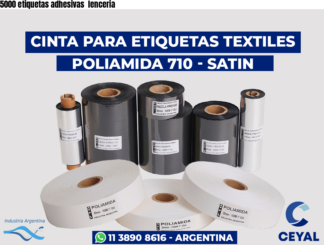 5000 etiquetas adhesivas  lenceria