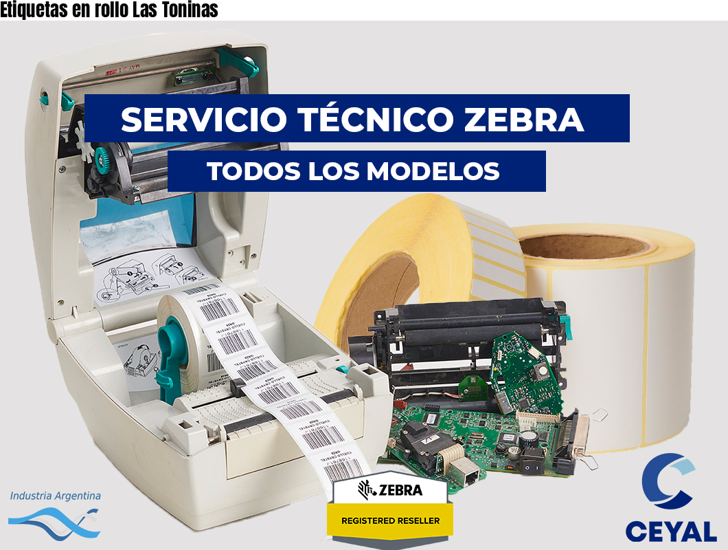 Etiquetas en rollo Las Toninas