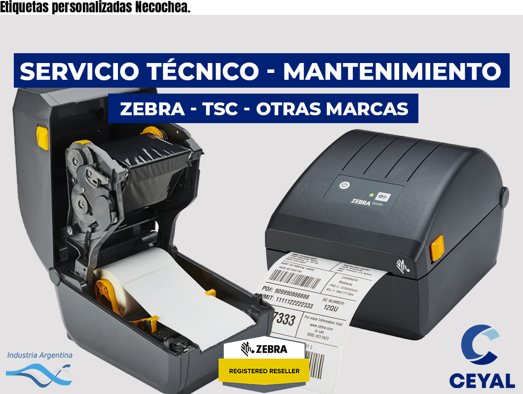 Etiquetas personalizadas Necochea.