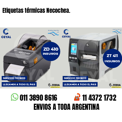 Etiquetas térmicas Necochea.