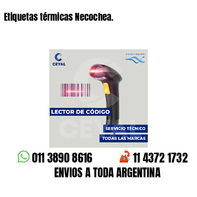 Etiquetas térmicas Necochea.