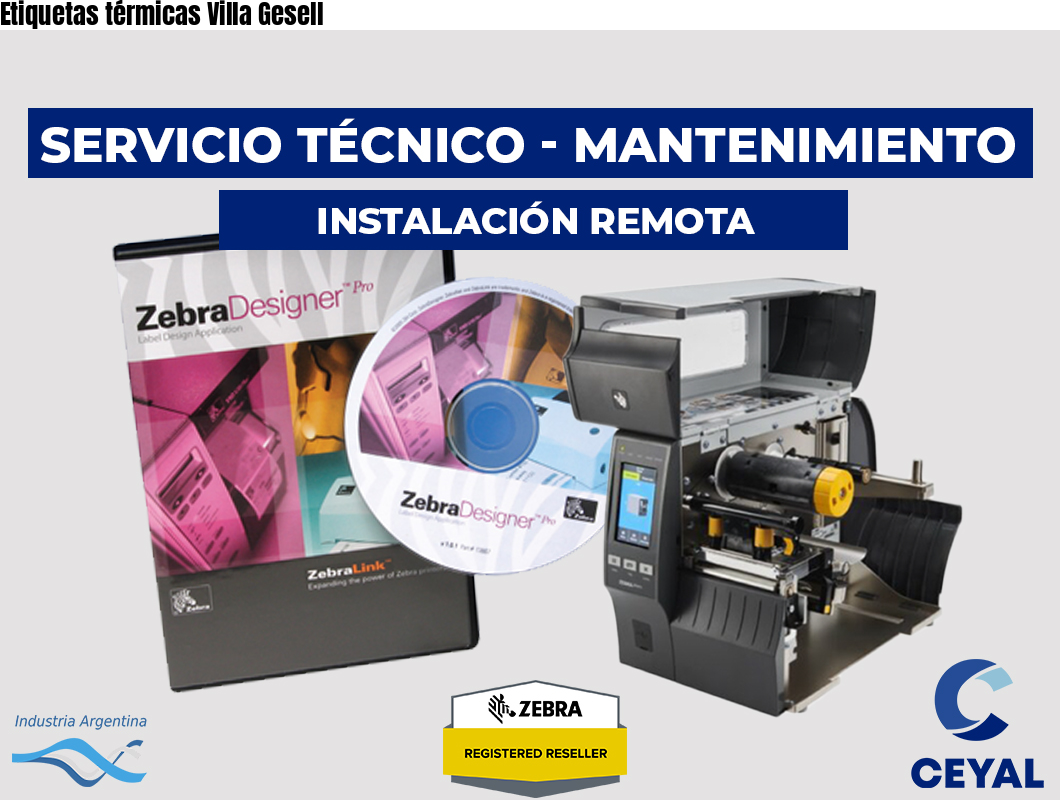 Etiquetas térmicas Villa Gesell