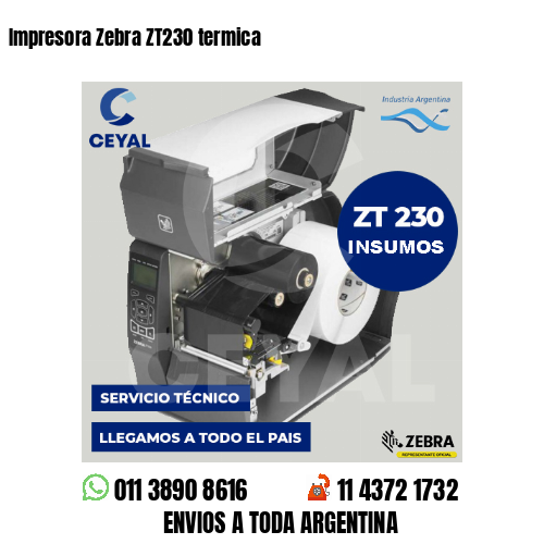 Impresora Zebra ZT230 termica