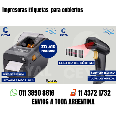 impresoras Etiquetas  para cubiertos