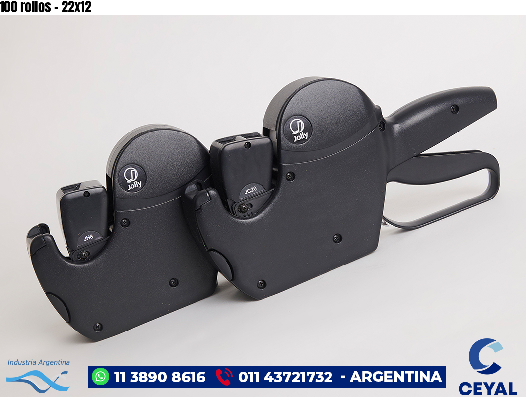 100 rollos – 22×12