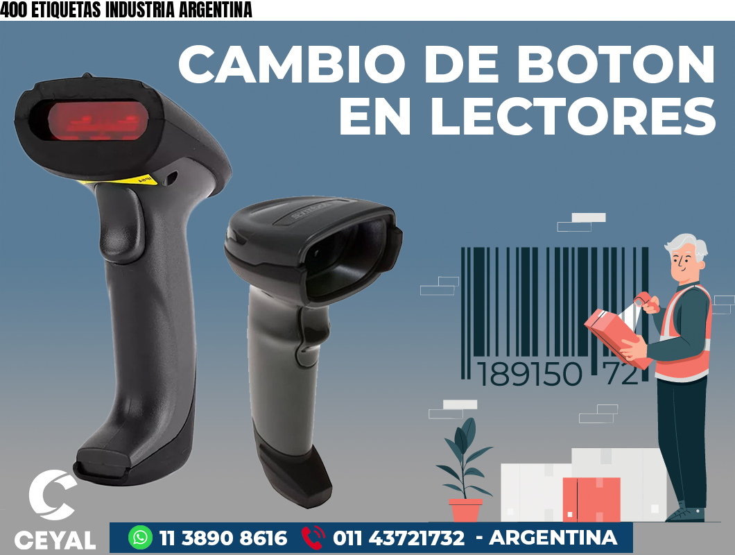 400 ETIQUETAS INDUSTRIA ARGENTINA