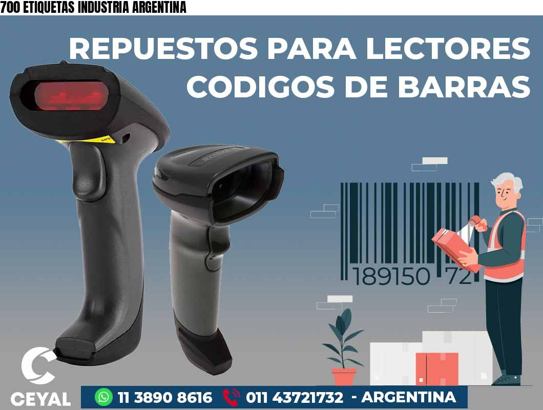 700 ETIQUETAS INDUSTRIA ARGENTINA