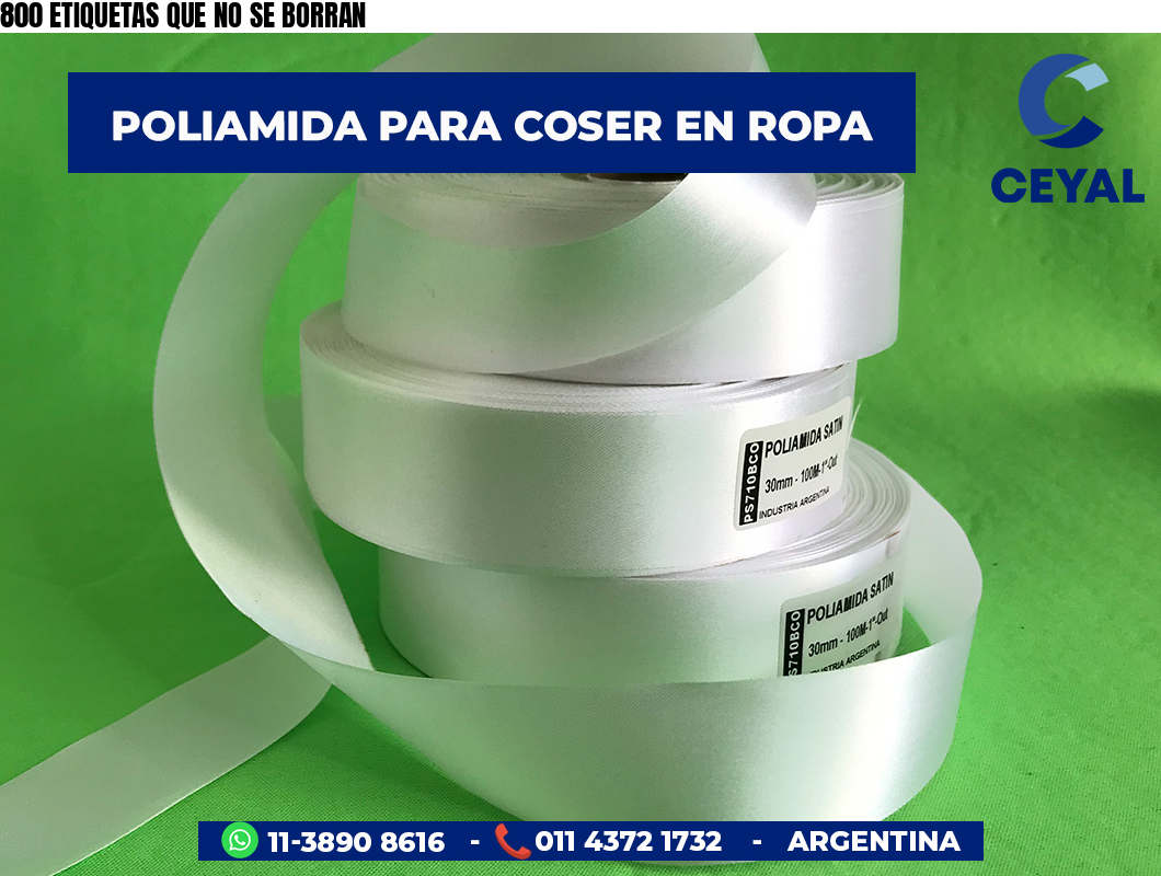 800 ETIQUETAS QUE NO SE BORRAN