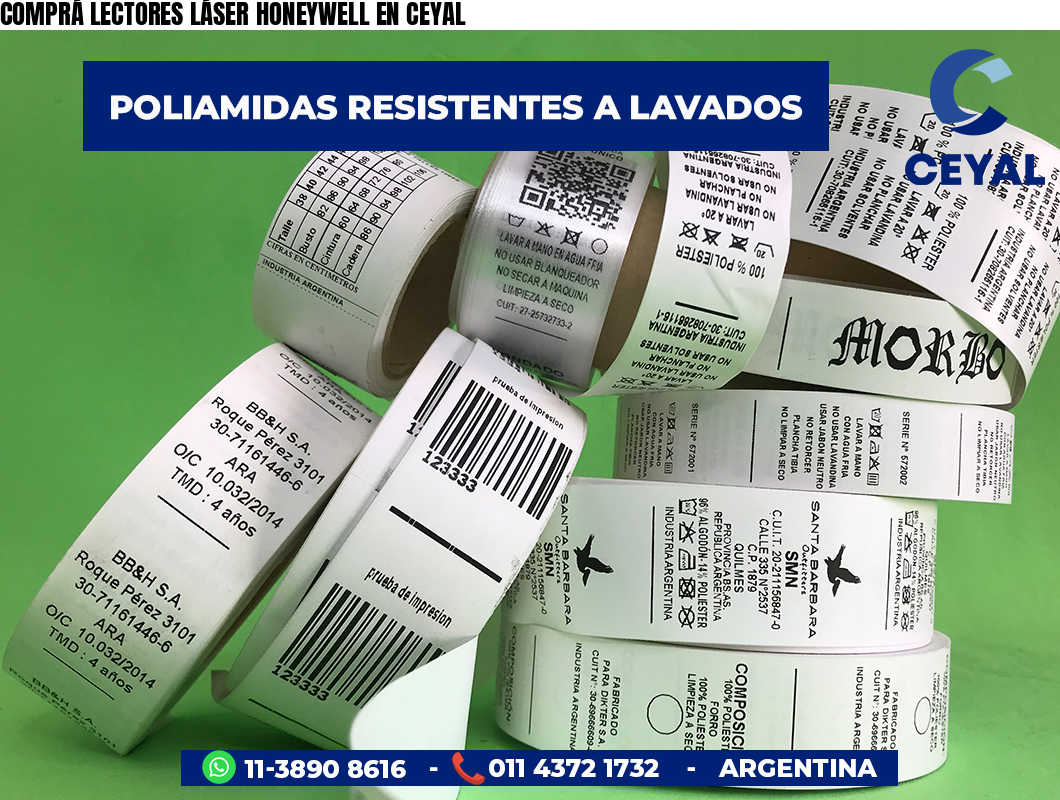 COMPRÁ LECTORES LÁSER HONEYWELL EN CEYAL