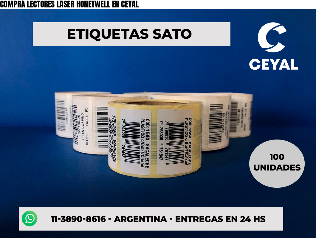 COMPRÁ LECTORES LÁSER HONEYWELL EN CEYAL