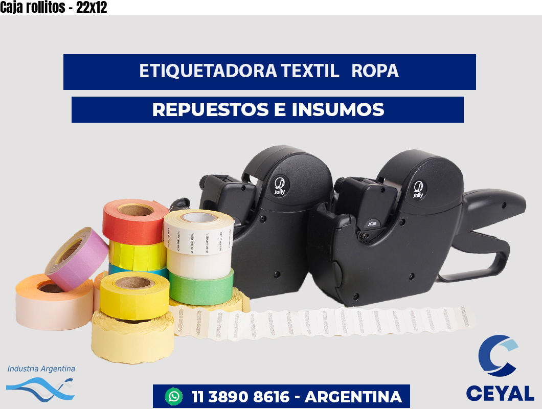 Caja rollitos - 22x12