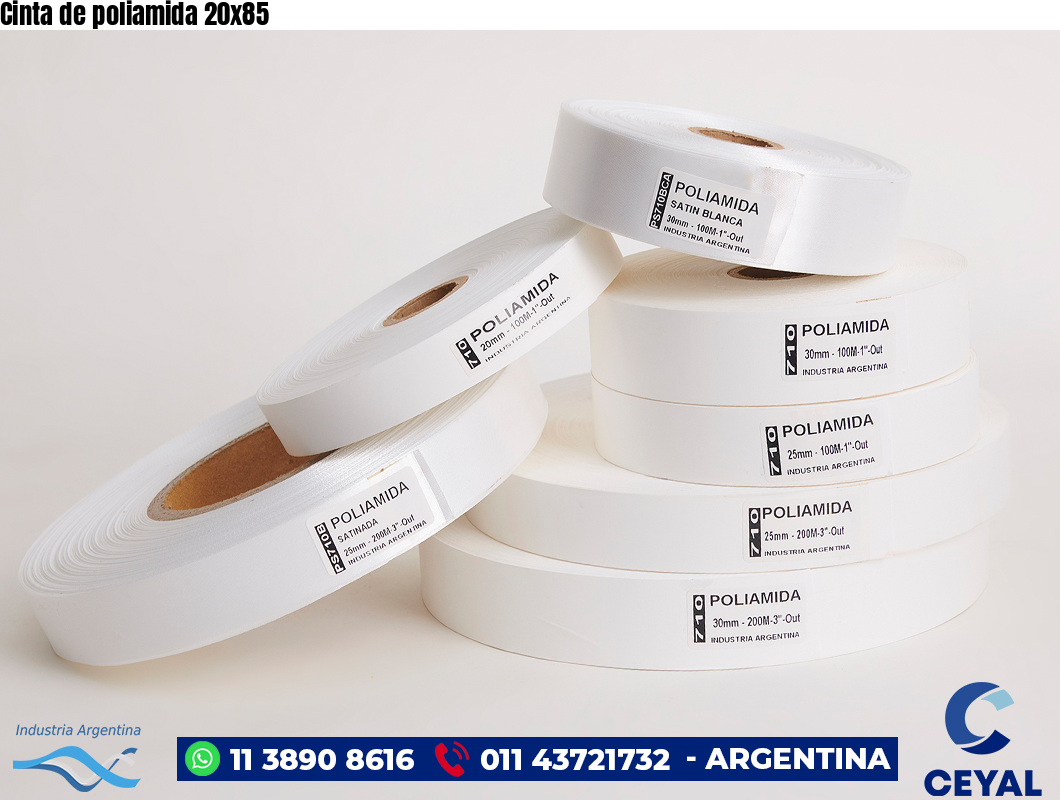 Cinta de poliamida 20×85