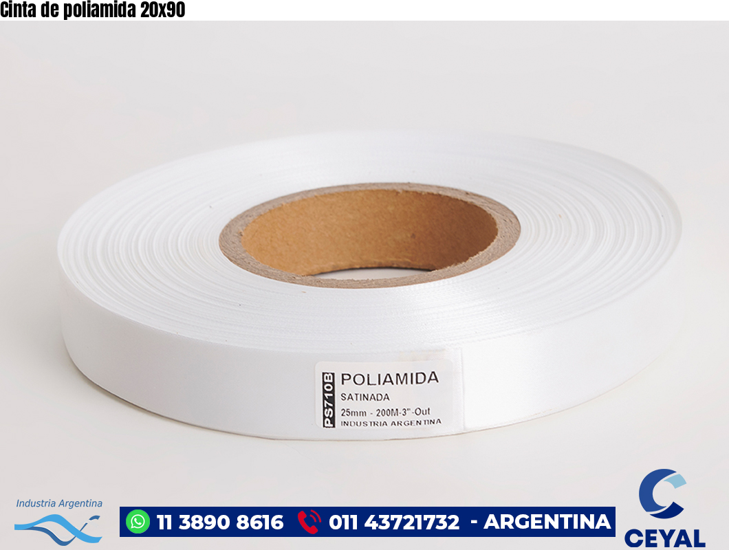 Cinta de poliamida 20×90