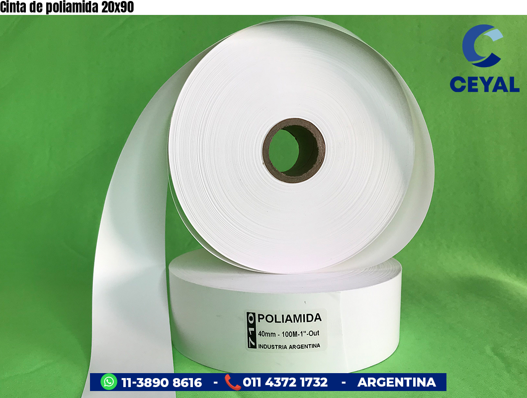 Cinta de poliamida 20x90
