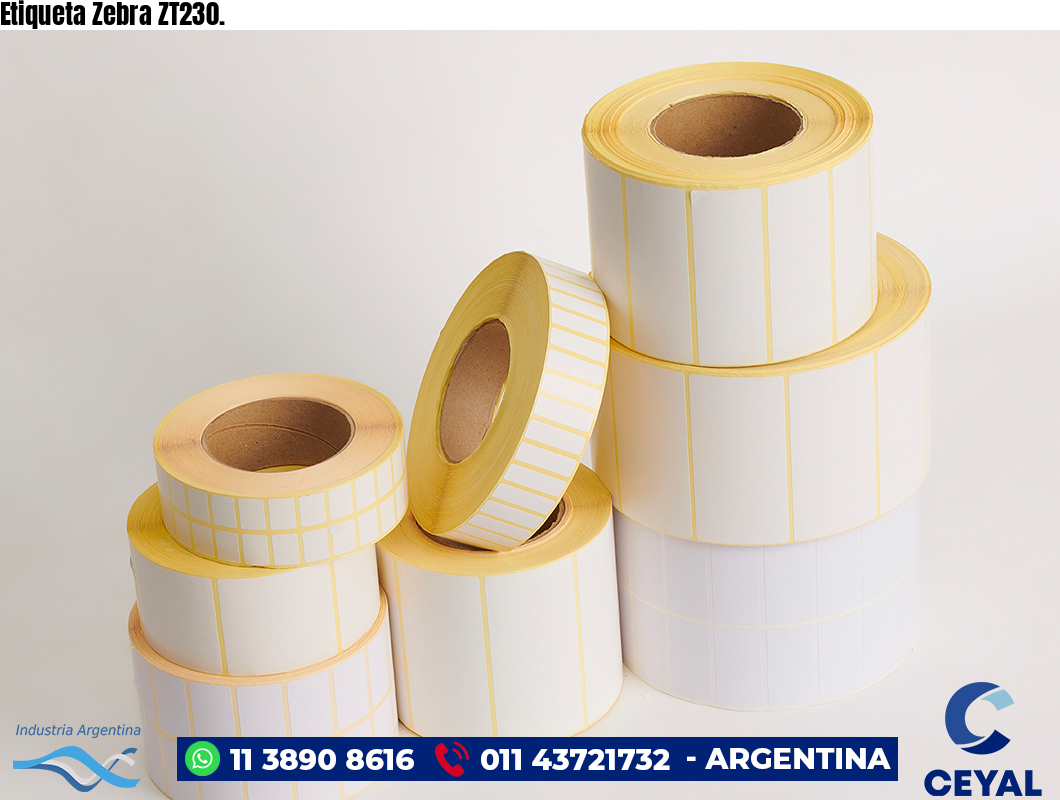 Etiqueta Zebra ZT230.