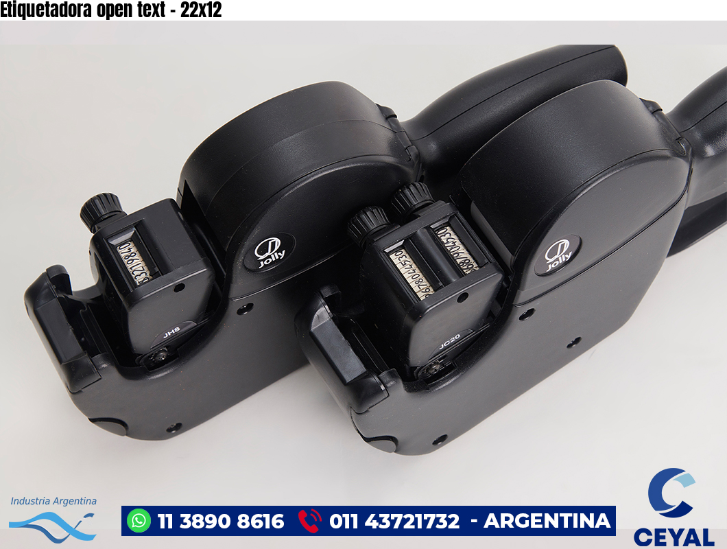 Etiquetadora open text – 22×12