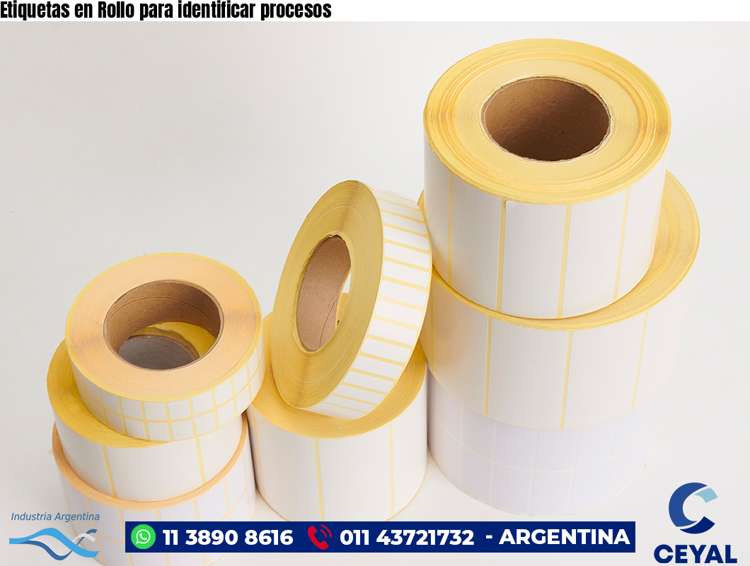 Etiquetas en Rollo para identificar procesos