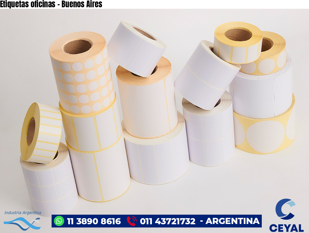 Etiquetas oficinas – Buenos Aires