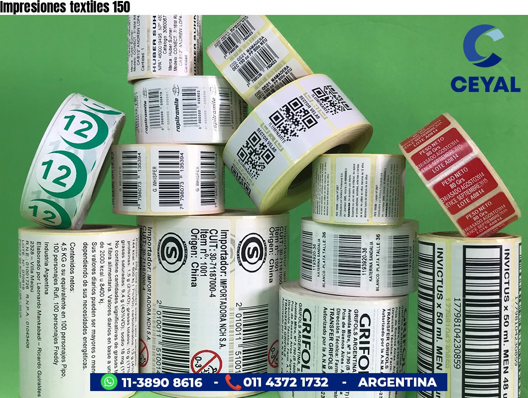 Impresiones textiles 150