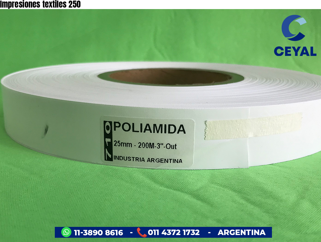 Impresiones textiles 250