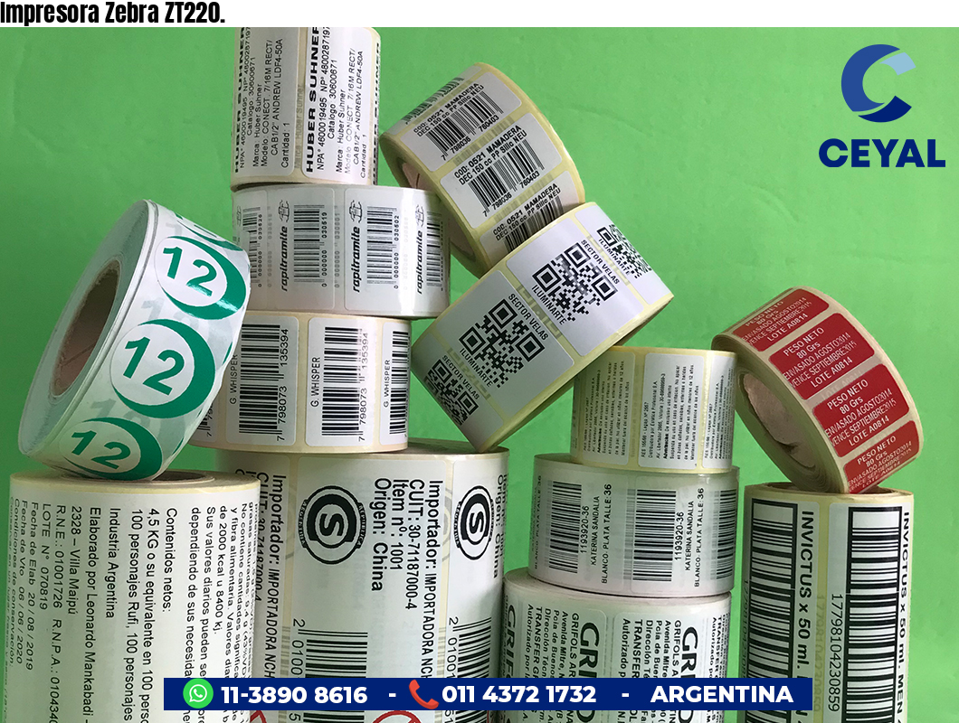 Impresora Zebra ZT220.