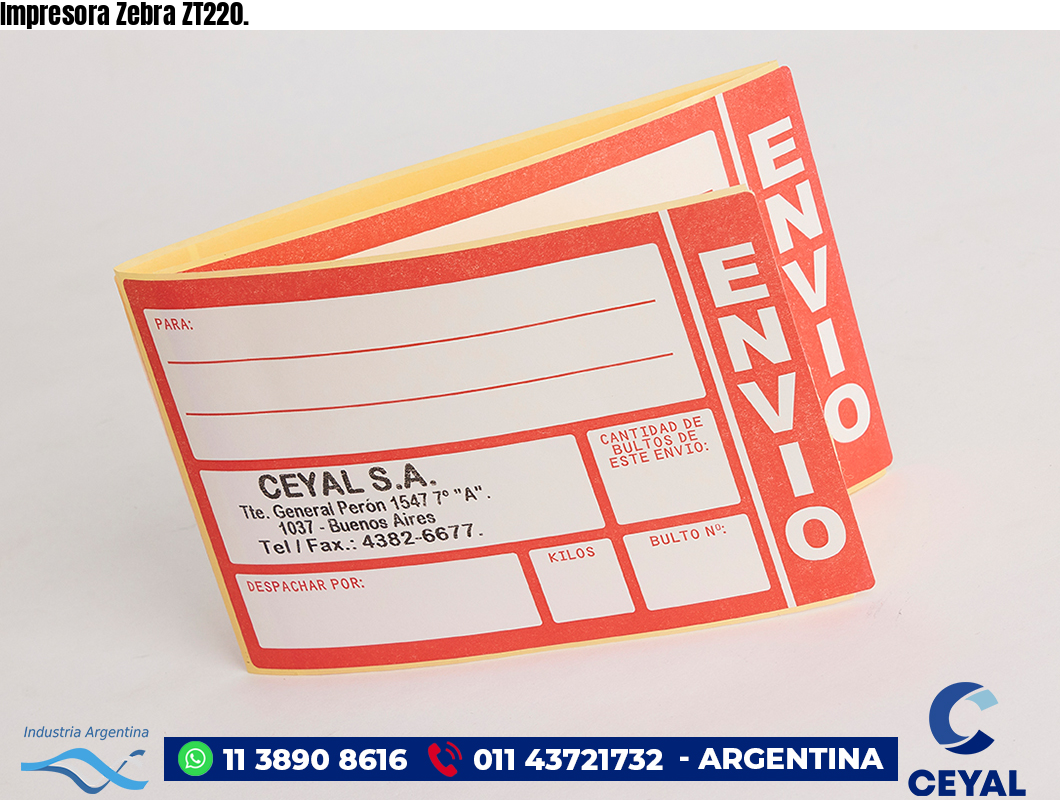 Impresora Zebra ZT220.
