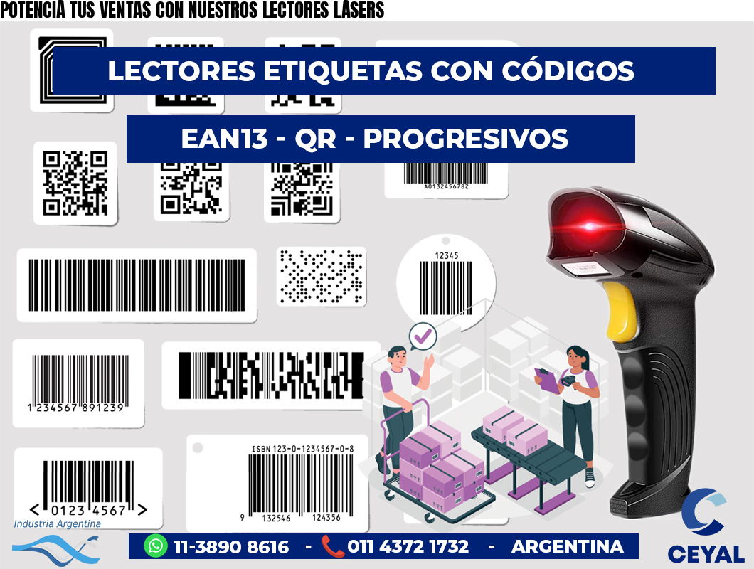 POTENCIÁ TUS VENTAS CON NUESTROS LECTORES LÁSERS