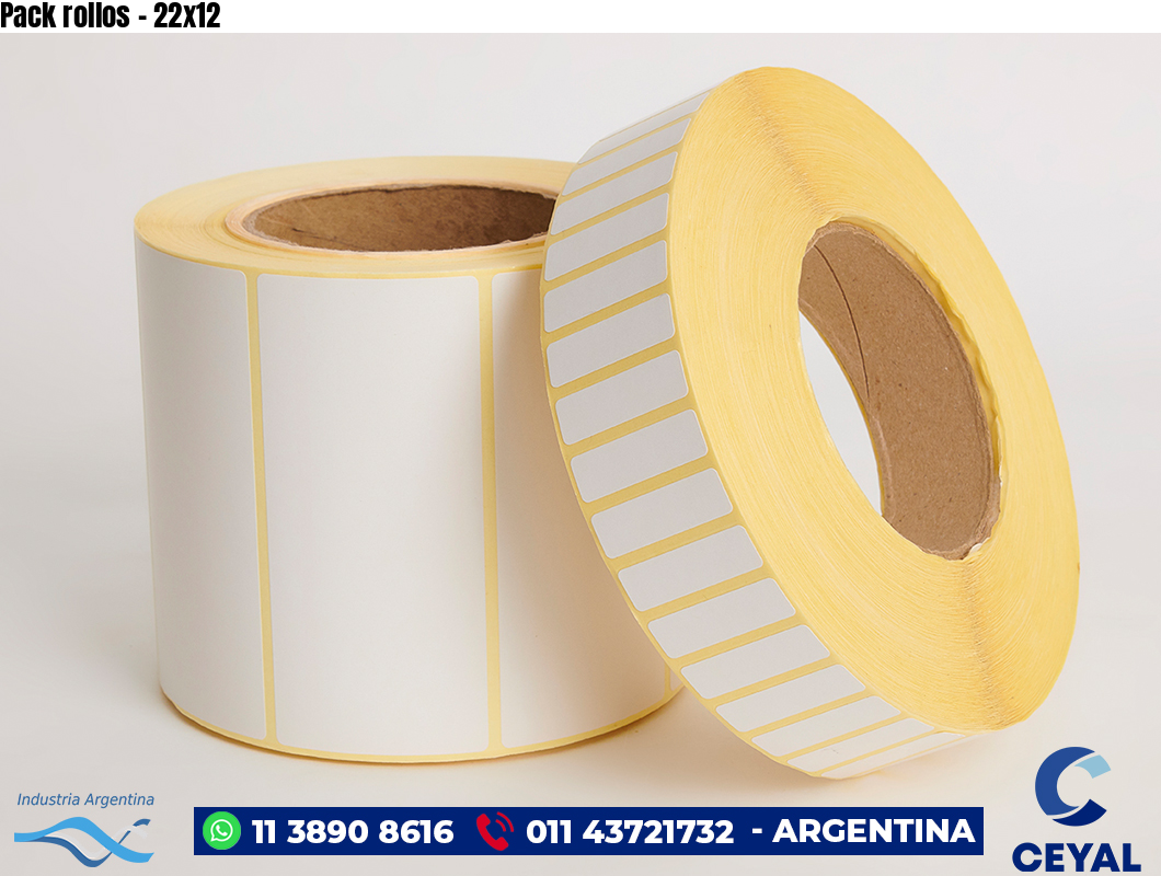 Pack rollos - 22x12