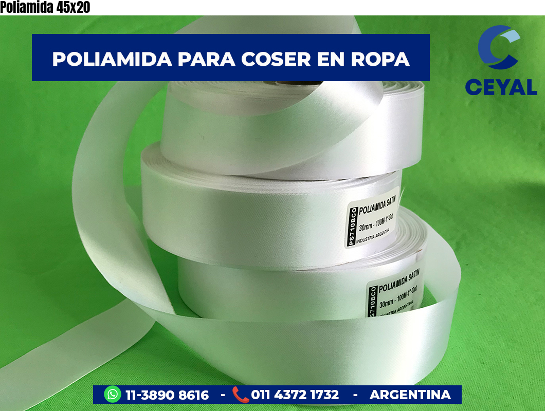 Poliamida 45×20