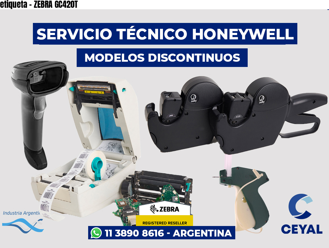 etiqueta - ZEBRA GC420T