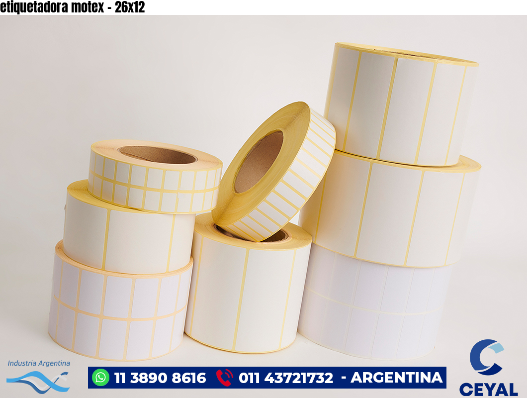 etiquetadora motex - 26x12
