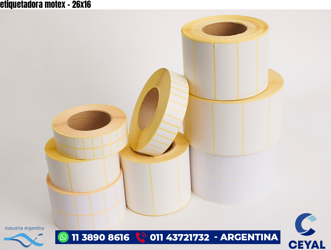 etiquetadora motex - 26x16
