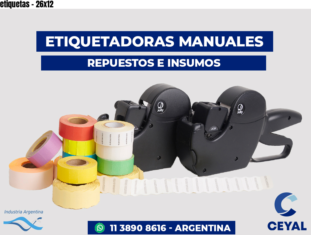 etiquetas - 26x12