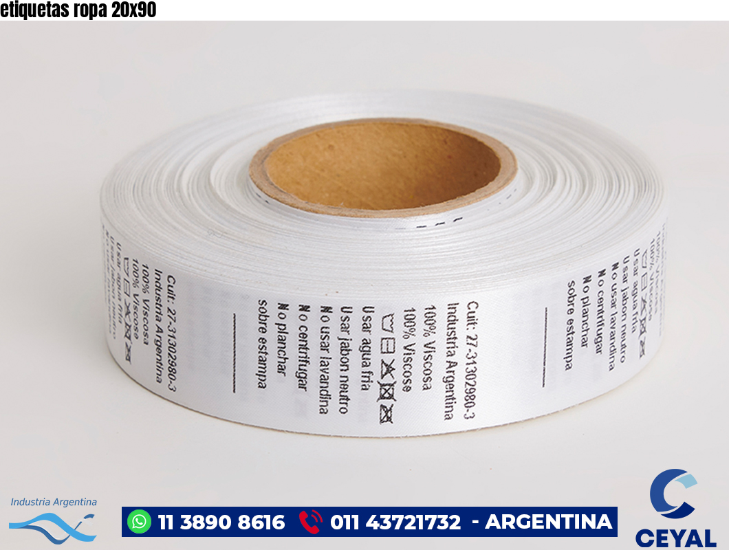 etiquetas ropa 20×90