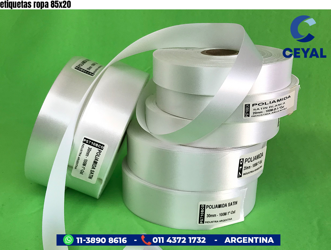 etiquetas ropa 85×20