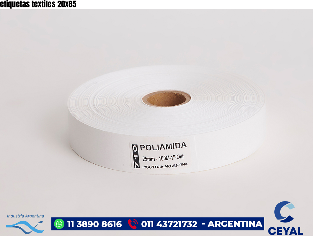 etiquetas textiles 20×85