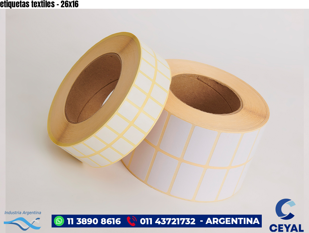 etiquetas textiles - 26x16
