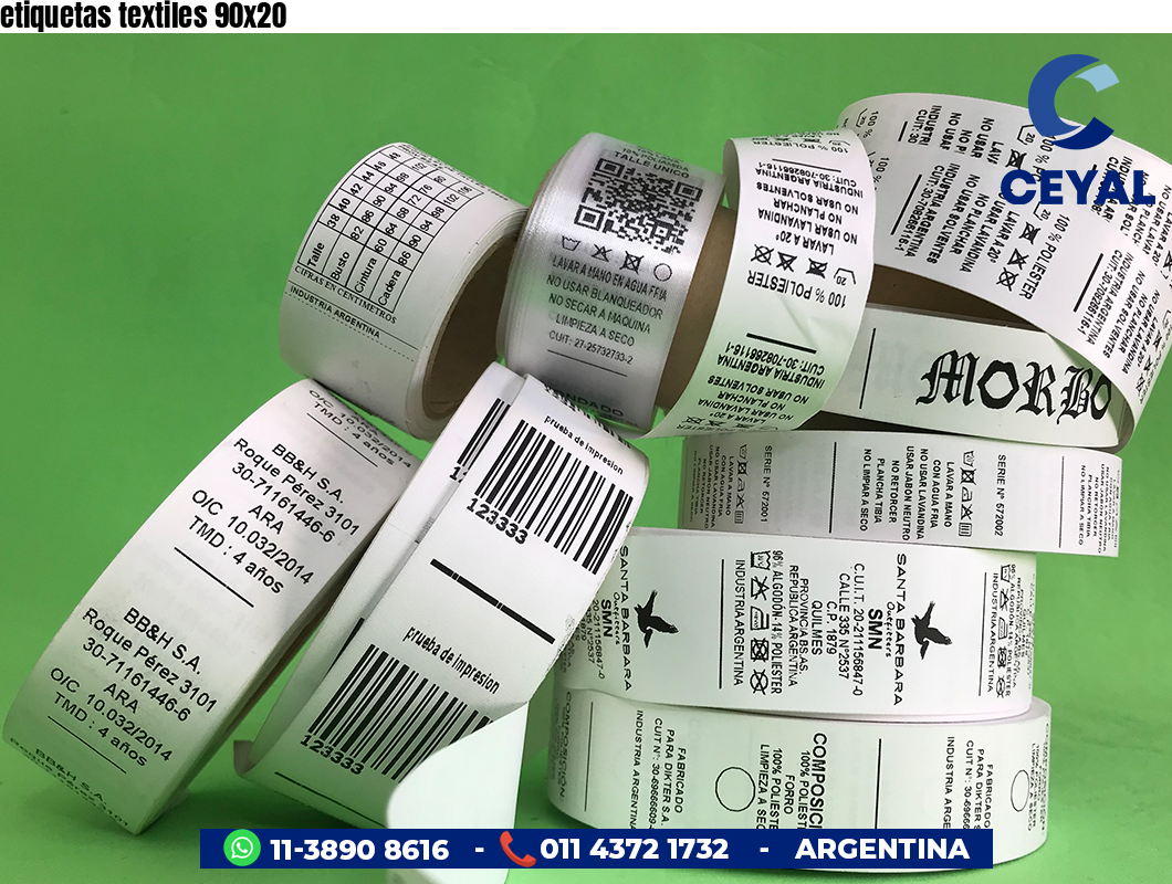 etiquetas textiles 90×20