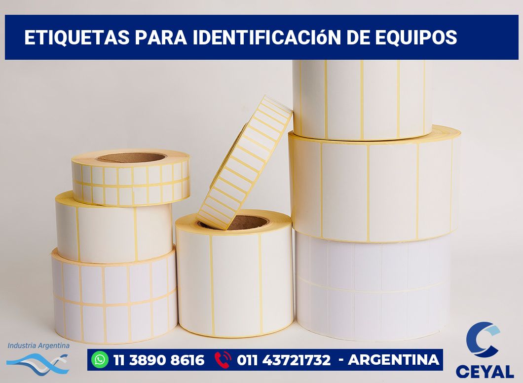 Etiquetas para Identificación de Equipos