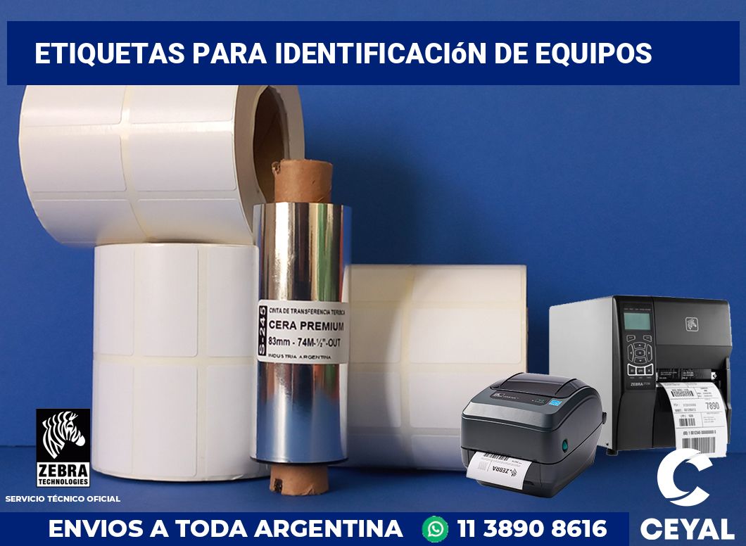 Etiquetas para Identificación de Equipos