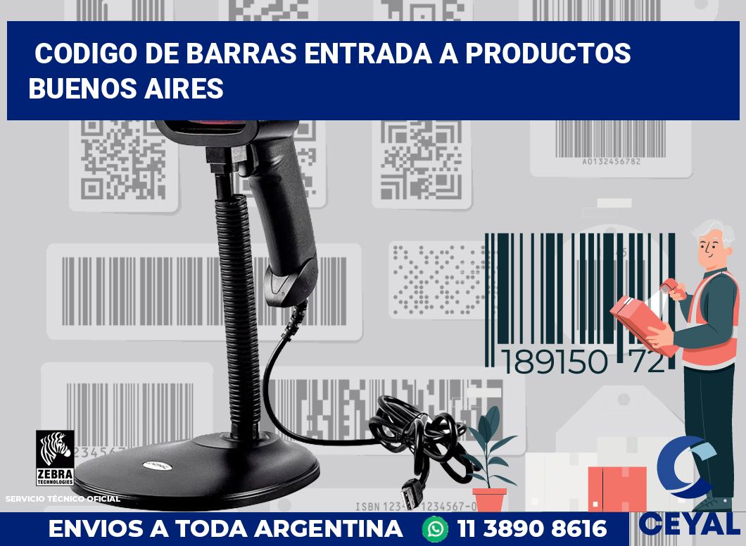 codigo de barras entrada a productos Buenos Aires