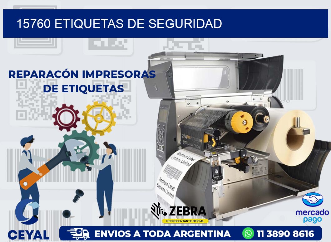 15760 ETIQUETAS DE SEGURIDAD