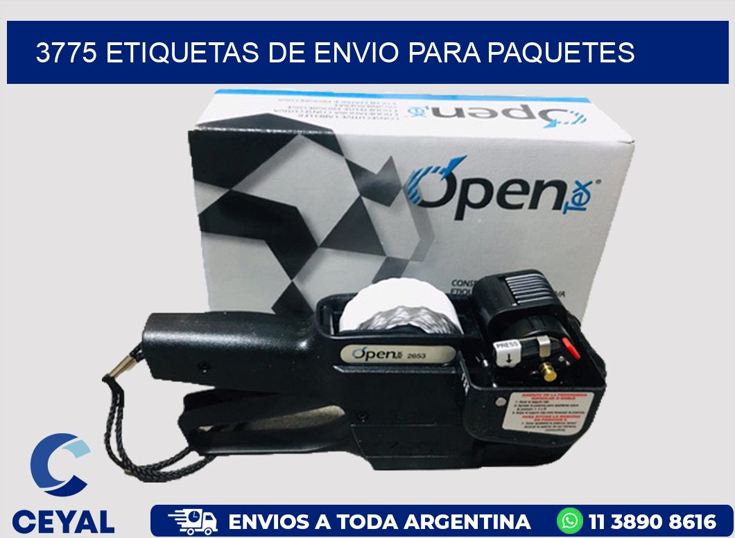 3775 ETIQUETAS DE ENVIO PARA PAQUETES