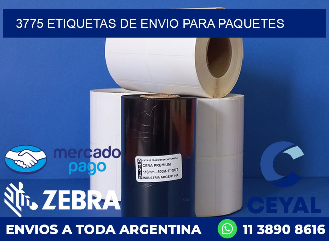 3775 ETIQUETAS DE ENVIO PARA PAQUETES