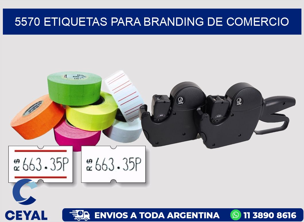 5570 ETIQUETAS PARA BRANDING DE COMERCIO