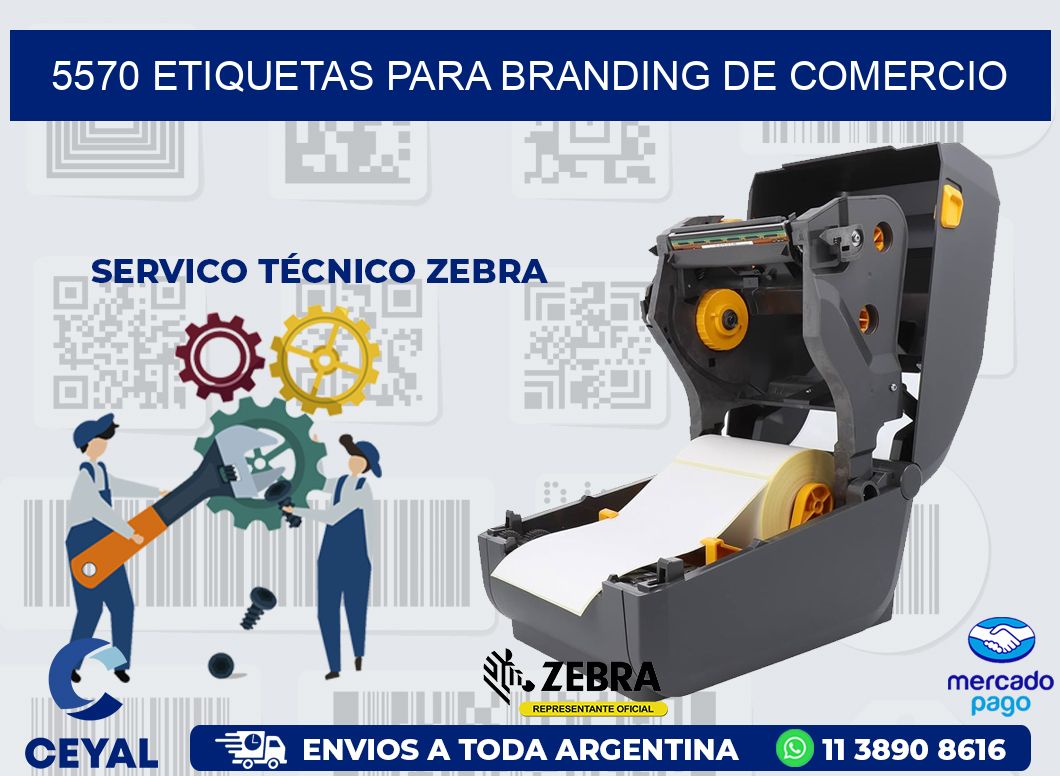 5570 ETIQUETAS PARA BRANDING DE COMERCIO