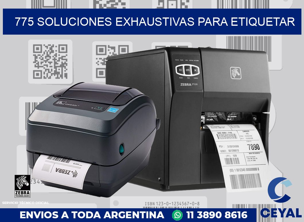 775 SOLUCIONES EXHAUSTIVAS PARA ETIQUETAR