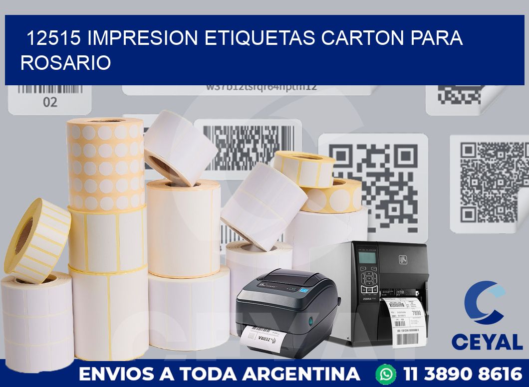 12515 IMPRESION ETIQUETAS CARTON PARA ROSARIO