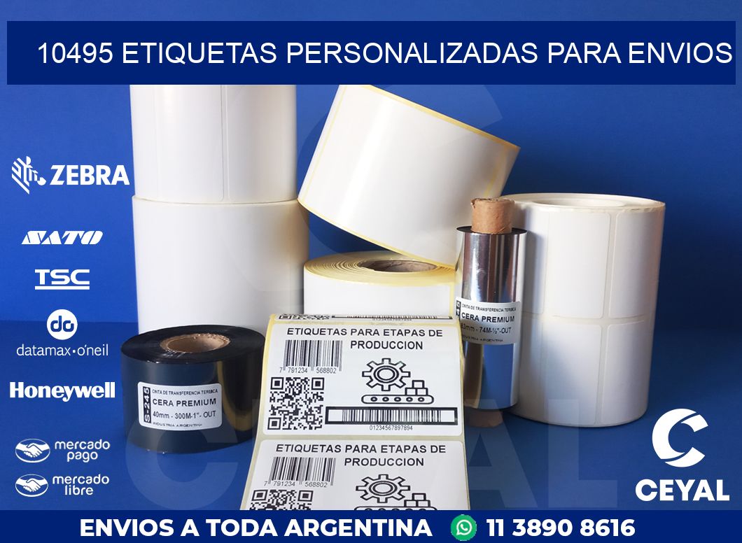 10495 ETIQUETAS PERSONALIZADAS PARA ENVIOS