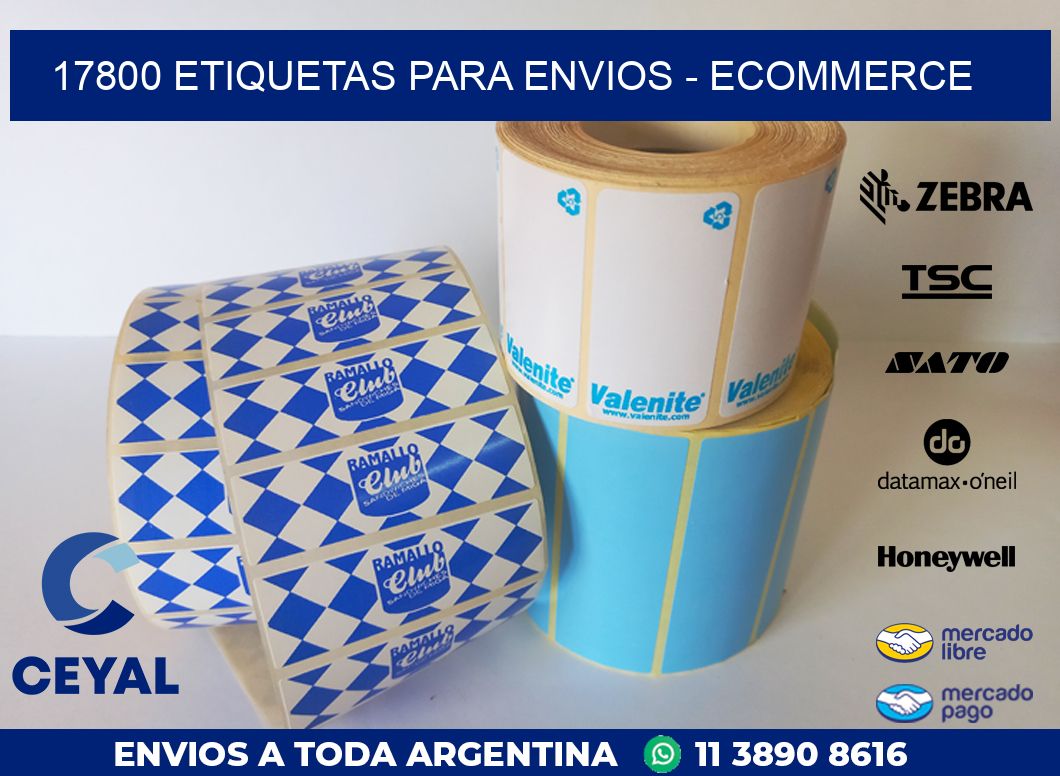 17800 ETIQUETAS PARA ENVIOS - ECOMMERCE